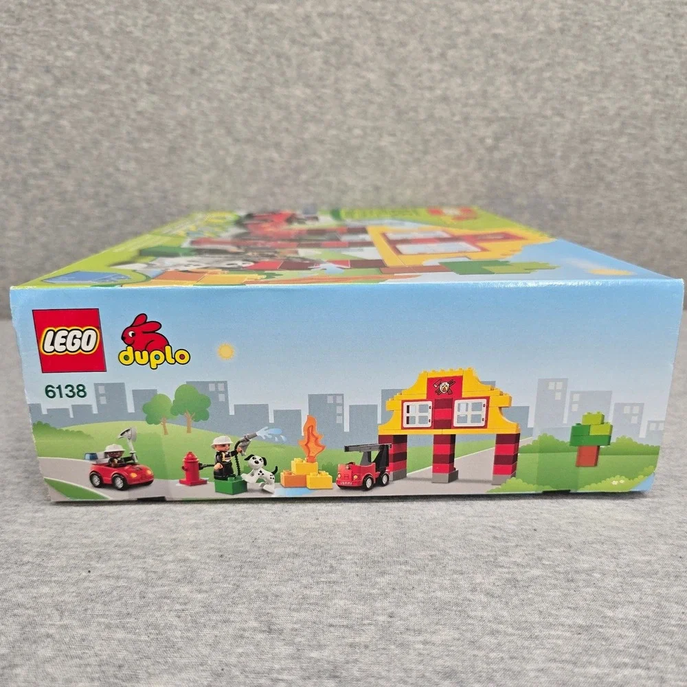 LEGO Duplo My First Fire Station 6138 Building Set 60pc Age 2-5 New Factory